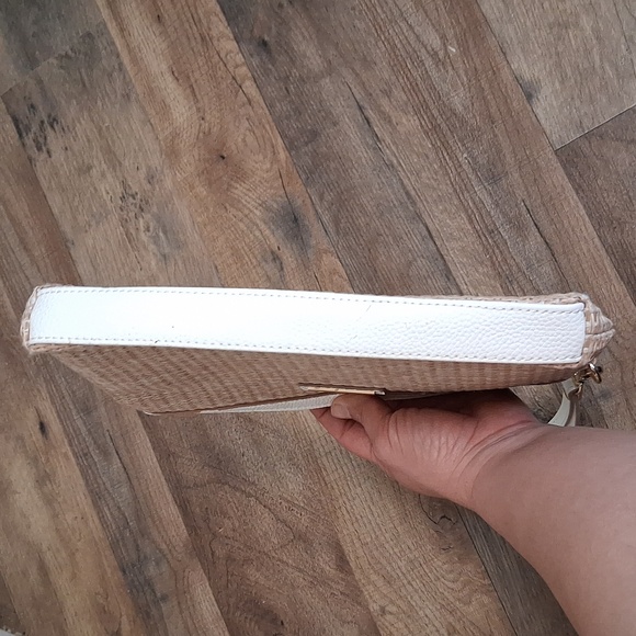 Nanette Lepore Straw Clutch Wristlet - Picture 6 of 6